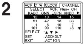 PANASONIC PVV4662 - Auto VCR Plus+ System Channel Setup (Part 2) - 3