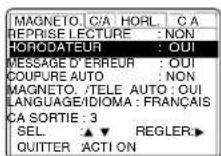 PANASONIC PVV4662 - Réglage de l'horodateur - 2