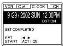 PANASONIC PVV4662 - Manual Clock Set - 2