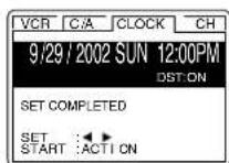 PANASONIC PVV4662 - Manual Clock Set - 2