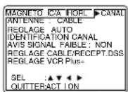PANASONIC PVV4662 - Réglage manuel des canaux VCR plus+ - 2