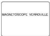 PANASONIC PVV4662 - Verrouillage du magnétoscope - 1