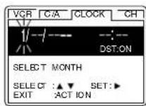 PANASONIC PVV4662 - Manual Clock Set - 1