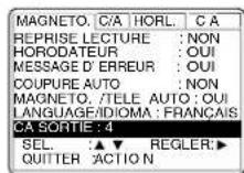PANASONIC PVV4662 - Réglage du canal de sortie - 4