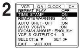PANASONIC PVV4662 - Time Stamp Feature - 2