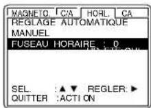 PANASONIC PVV4662 - Réglage du fuseau horaire - 2