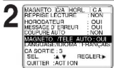 PANASONIC PVV4662 - Sélecteur magnétoscope/télé - 2