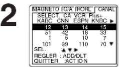 PANASONIC PVV4662 - Modification ou mise à jour du réglage automatique des canaux VCR plus+ - 2