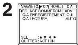 PANASONIC PVV4662 - Lecture d'enregistrement avec saut de messages publicitaires - 2