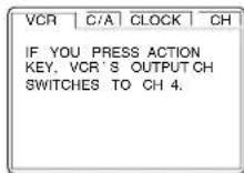 PANASONIC PVV4662 - VCR's Output Channel - 4