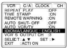 PANASONIC PVV4662 - Language - 2