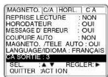 PANASONIC PVV4662 - Réglage du canal de sortie - 1
