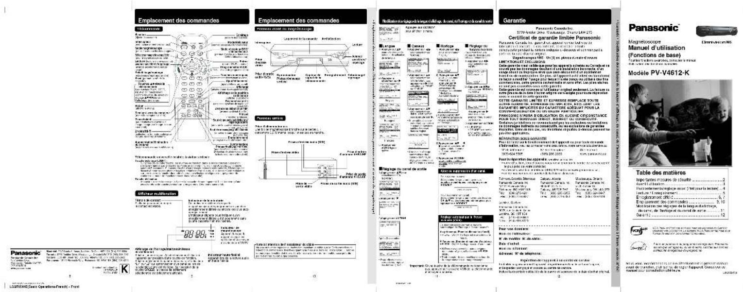 PANASONIC PVV4612 - 5