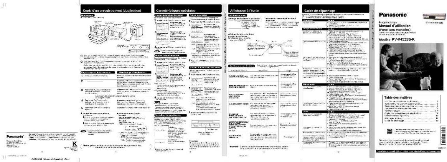 PANASONIC PVV4535 - Enreeltemeant dM - 1