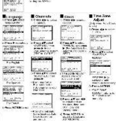 PANASONIC PVV4522K - Reset Language, Channels, Clock, VCR's Output Channel - 1