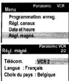 PANASONIC NVVHD1EE - Réglage de la lecture audio - 5