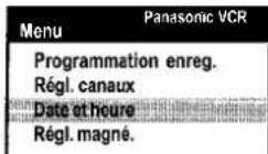 PANASONIC NVVHD1EE - Réglage de la lecture audio - 3