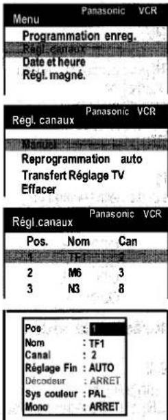 PANASONIC NVVHD1EE - Réglage du système audio - 1