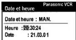 PANASONIC NVVHD1EE - Réglage de la lecture audio - 4