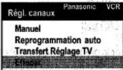 PANASONIC NVVHD1EE - Réglage d'un nouveau canal ajouter, effacer ou changer la position d'un canal - 4