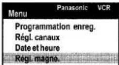 PANASONIC NVVHD1EE - Réglage des affichages sur écran (OSD) - 1