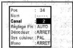 PANASONIC NVVHD1EE - Modifier l'ordre de position des canaux et les noms des chaines - 3