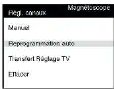 PANASONIC NVSJ422F - Ré-exécution de la configuration automatique/Réinitialisation du magnétoscope aux conditions d'usine - 1