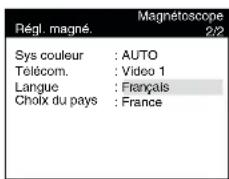 PANASONIC NVSJ422F - Sélection de la langue ou du pays - 3