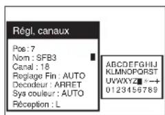PANASONIC NVSJ412F - Pour saisir ou changer le nom d'une chaîne - 2