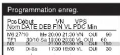 PANASONIC NVSJ412F - Annulation d'une programmation d'enregistrement - 1