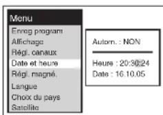PANASONIC NVSJ412F - Pour régler manuellement l'horloge - 2