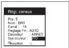 PANASONIC NVSJ412F - Pour changer le système vidéo (système télévisuel couleur) - 1