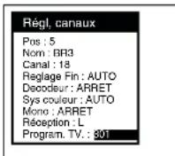 PANASONIC NVHS860F - Pour changer le numero de page télétexte de titres (Titre) - 1