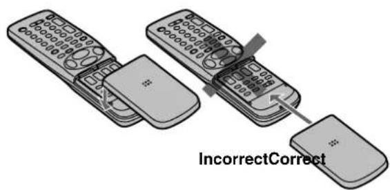 PANASONIC NVHS860F - Si le couvercle coulissant de la télécommande se déloge - 1