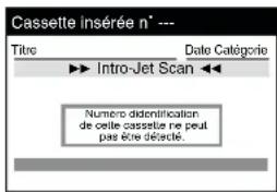 PANASONIC NVHS860F - Pour vérifier de nouveau le numéro de cassette, si la vérification de numéro d'une cassette dotée d'un numéro n'a pas fonctionné correctement, ou si vous avez interrompu la vérification du numéro de cassette: - 2
