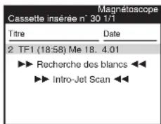 PANASONIC NVHS825F - Pour vérifier quelles séquences sont enregistrées sur la videocassette insérée et pour faire la lecture de l'émission désirée - 2