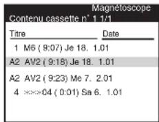 PANASONIC NVHS825F - Pour saisir ou modifier manuellement un titre - 4