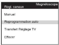 PANASONIC NVHS825F - Ré-exécution de la configuration automatique/Réinitialisation du magnétoscope aux conditions d'usine - 1