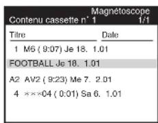 PANASONIC NVHS825F - Pour saisir ou modifier manuellement un titre - 9
