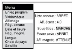 PANASONIC NVFJ712F - Pour afficher automatiquement les sous-titres ordinaires ou codés sur l'écran du téléviseur - 1
