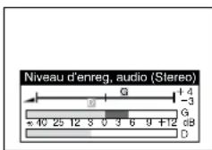 PANASONIC NVFJ712F - Pour ajuster manuellement le niveau d'enregistrement audio - 3