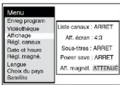 PANASONIC NVFJ712F - Pour que la luminosité de l'afficheur change automatiquement lorsque vous éteignez le magnétoscope - 1
