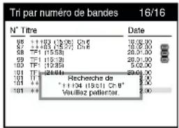 PANASONIC NVFJ712F - Pour vérifier le contenu du réseau de cassettes par numéro de cassette, titre, catégorie ou date d'enregistrement - 4