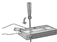 PANASONIC NVFJ712F - Pour empêcher un effacement accidentel de l'enregistrement - 1