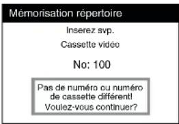 PANASONIC NVFJ712F - Mémorisation repertoire - 2