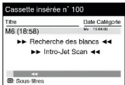 PANASONIC NVFJ712F - Pour vérifier de nouveau le numéro de cassette, si la vérification de numéro d'une cassette dotée d'un numéro n'a pas fonctionné correctement, ou si vous avez interrompu la vérification du numéro de cassette: - 1