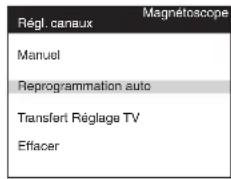 PANASONIC MVHS830F - Ré-exécution de la configuration automatique/Réinitialisation du magnétoscope aux conditions d'usine - 1
