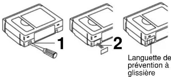 PANASONIC Palmcorder PVL552 - Protection contre l'effacement accidentel - 1