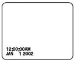 PANASONIC Palmcorder PVL552 - Enregistrement de la date et de l'heure - 3