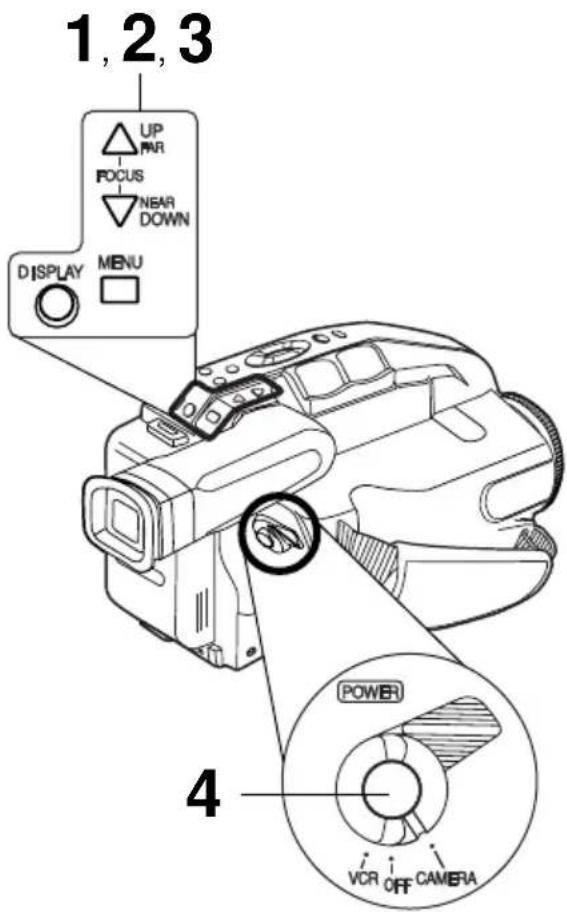 PANASONIC Palmcorder PVL552 - Enregistrement différé - 1